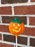 Jack-O-Lantern Chocolate Sucker